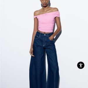 Zara off the shoulder top